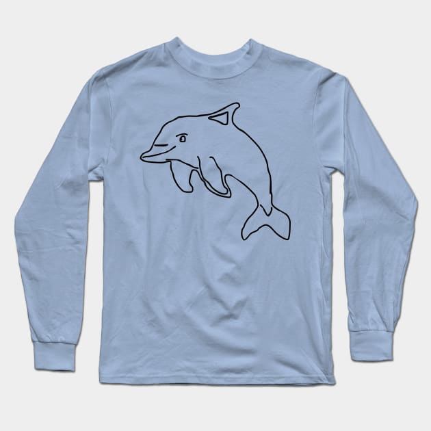 Cute shark Long Sleeve T-Shirt by NomiCrafts